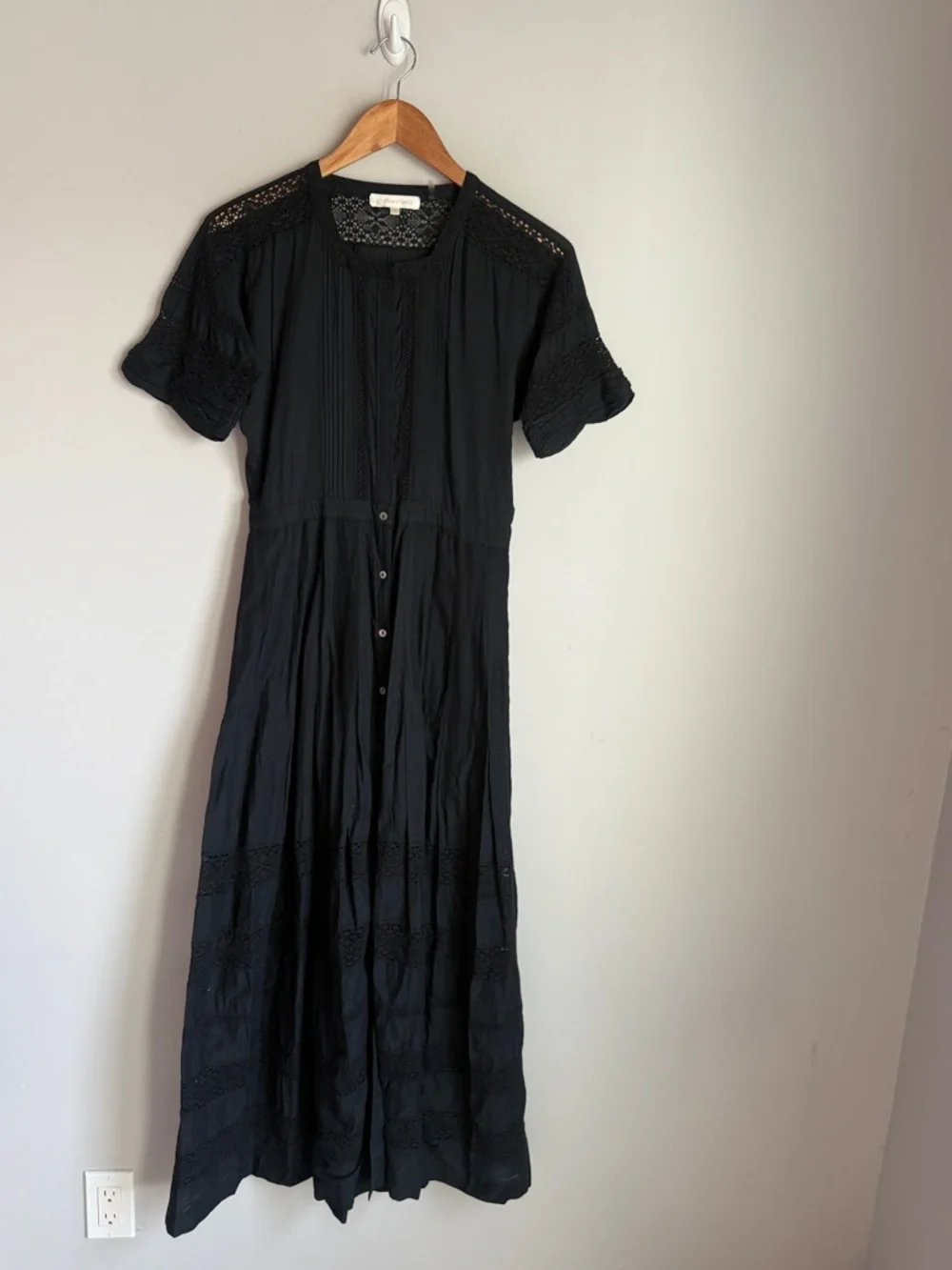 LoveShackFancy Edie Maxi Dress Small